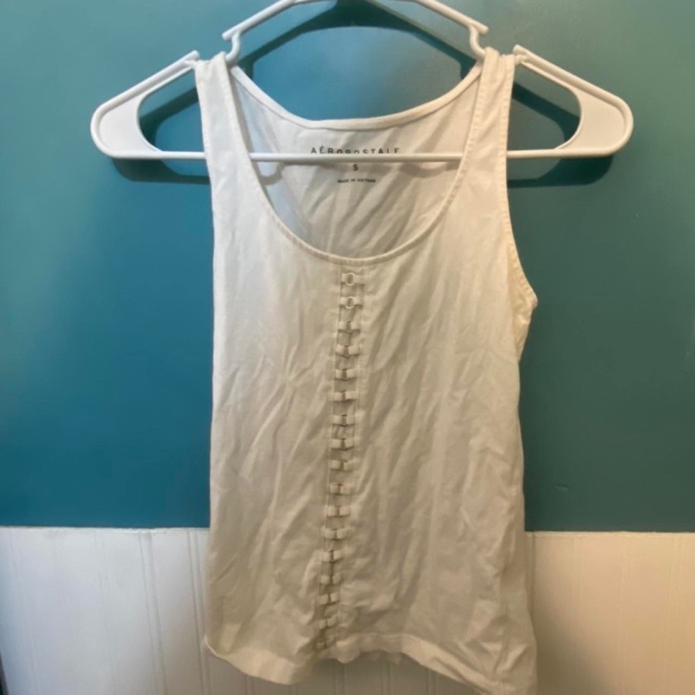 WHITE AREO TANKTOP